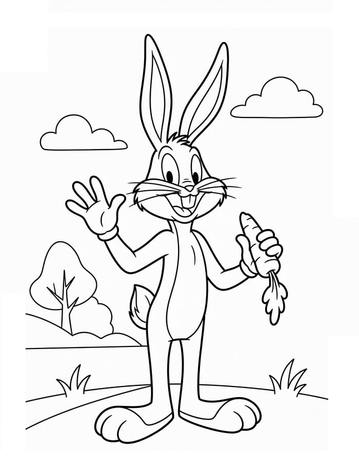 Bugs Bunny ausmalbilder