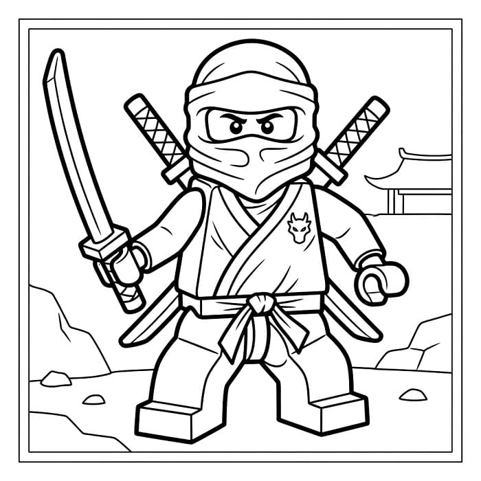 Cooles Ninjago ausmalbilder