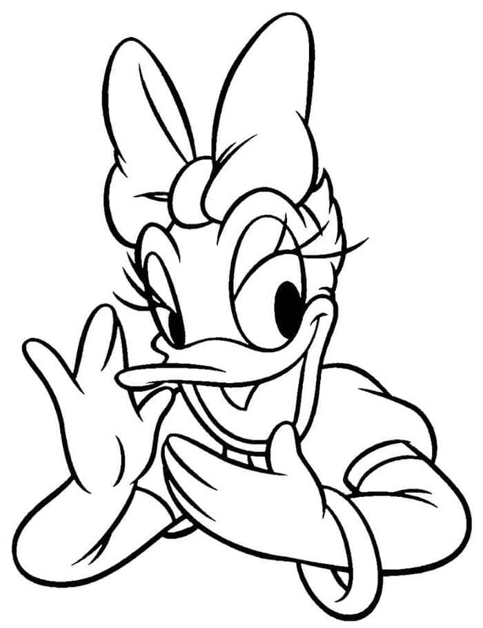 Daisy Duck Malvorlage ausmalbilder
