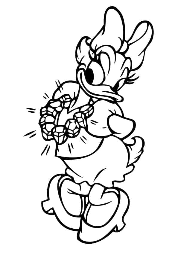 Daisy Duck als Disney-Motiv ausmalbilder