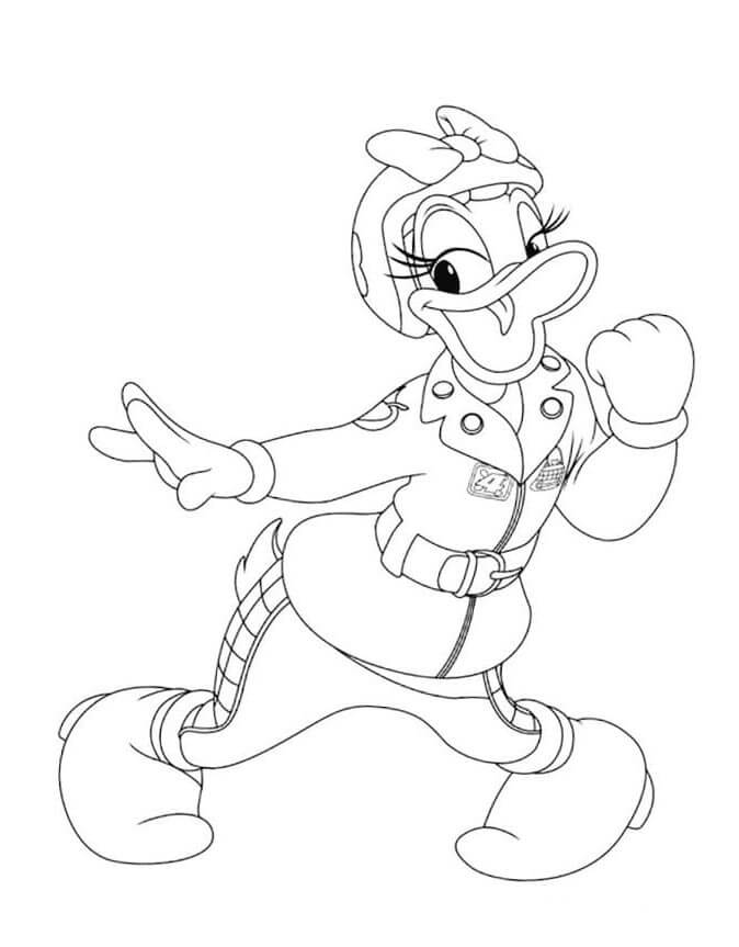 Daisy Duck für Kinder ausmalbilder