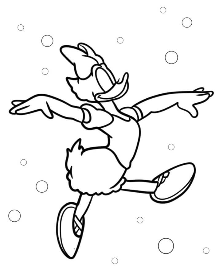 Daisy Duck kostenloses Bild ausmalbilder