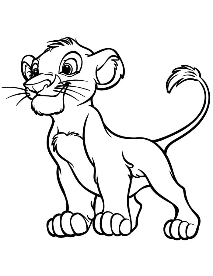 Der König der Löwen ausmalbilder