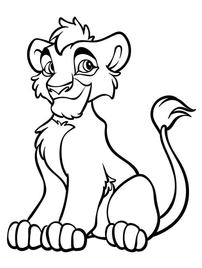 Der König der Löwen (2) ausmalbilder