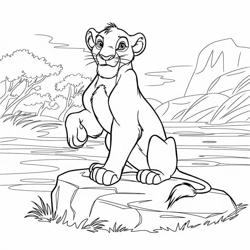 Der König der Löwen (21) ausmalbilder