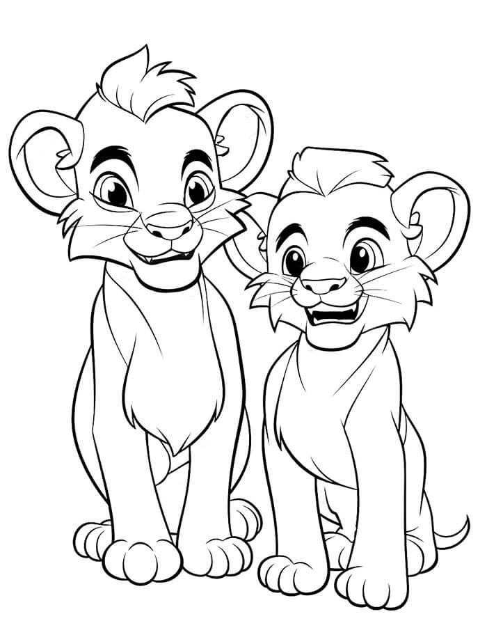Der König der Löwen (25) ausmalbilder