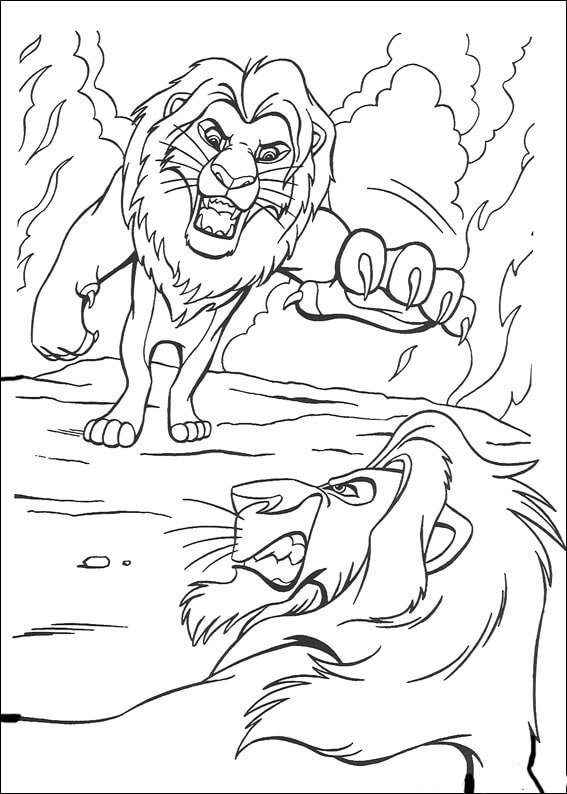 Der König der Löwen (30) ausmalbilder