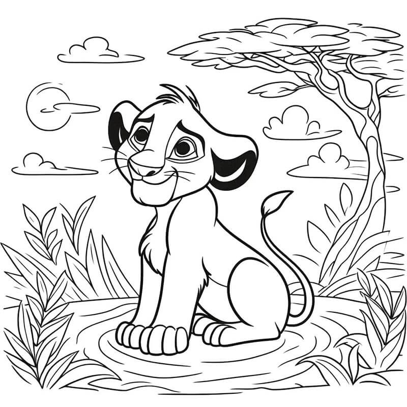 Der König der Löwen (35) ausmalbilder