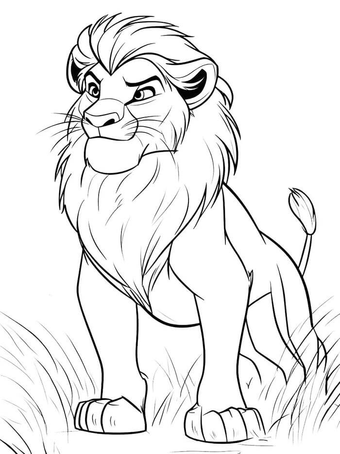 Der König der Löwen (38) ausmalbilder