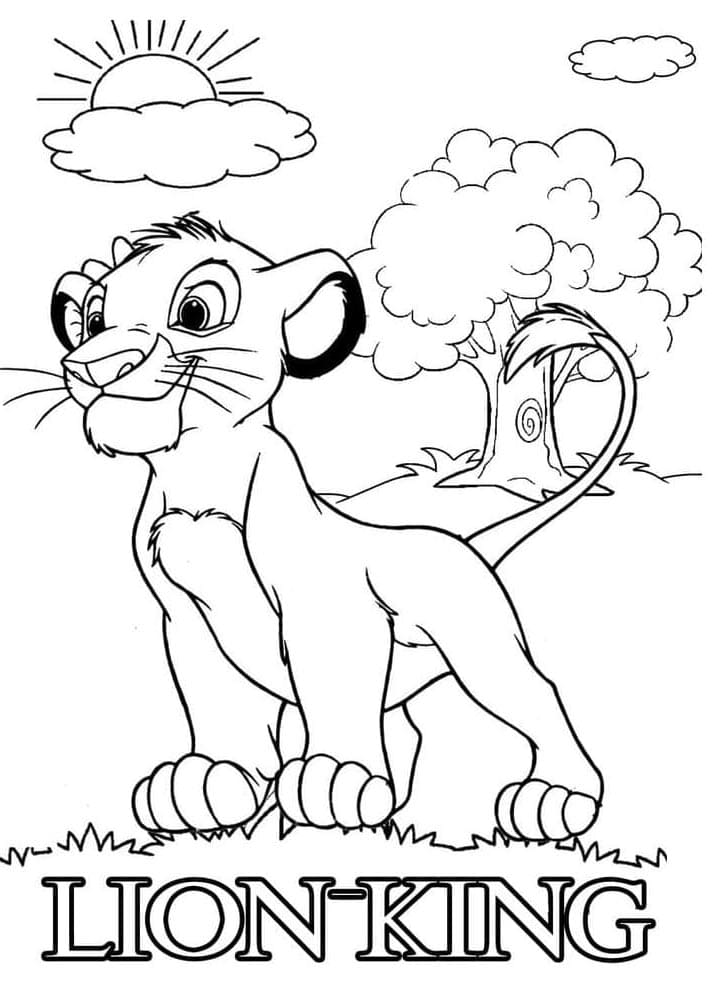 Der König der Löwen (9) ausmalbilder