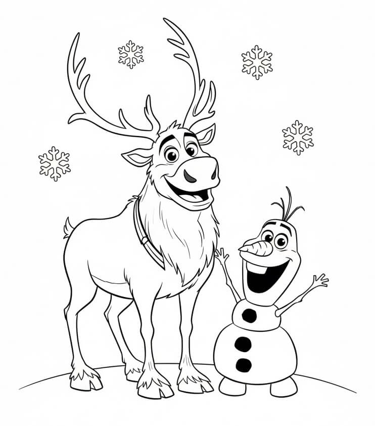 Die Eiskönigin aus Disney ausmalbilder
