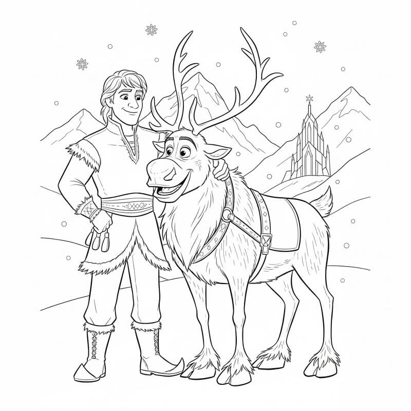 Disney Die Eiskönigin ausmalbilder