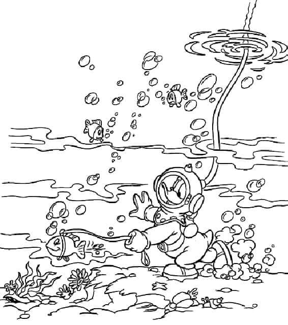 Disney Donald Duck ausmalbilder
