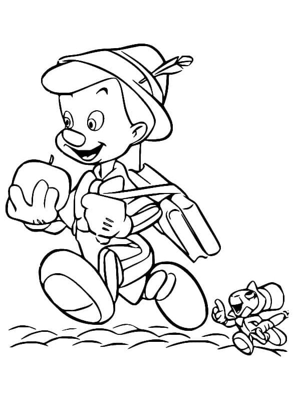 Disney Pinocchio Figur ausmalbilder
