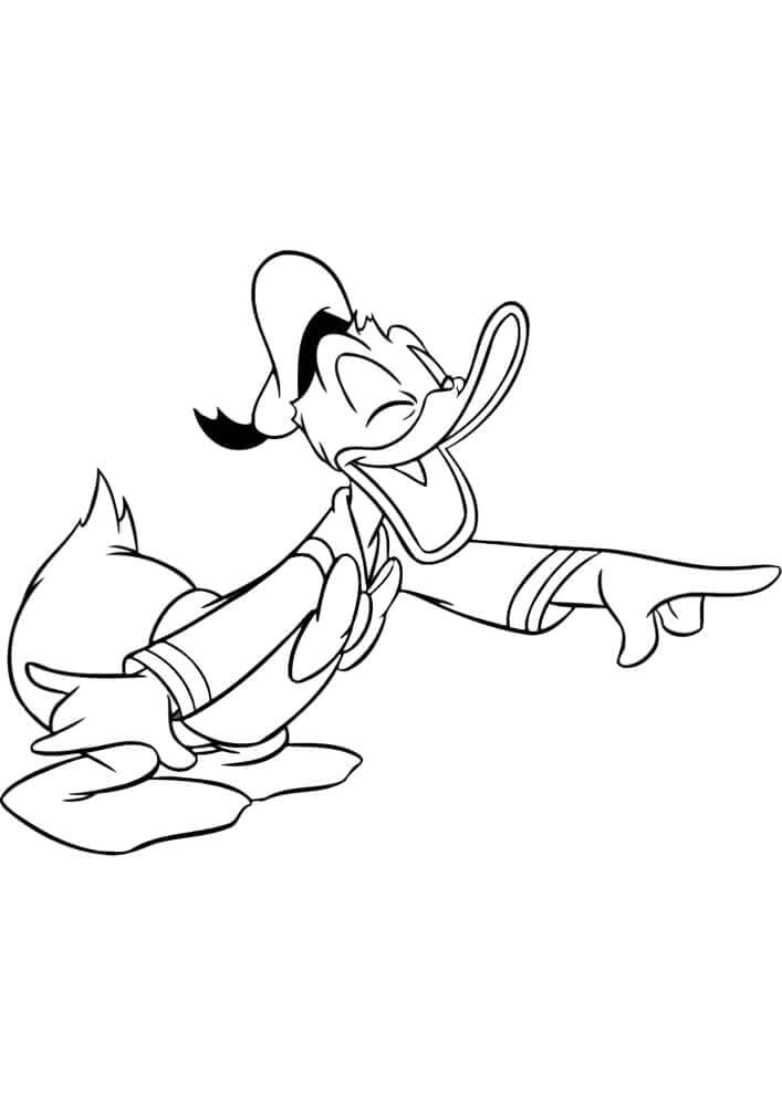 Donald Duck aus Disney ausmalbilder