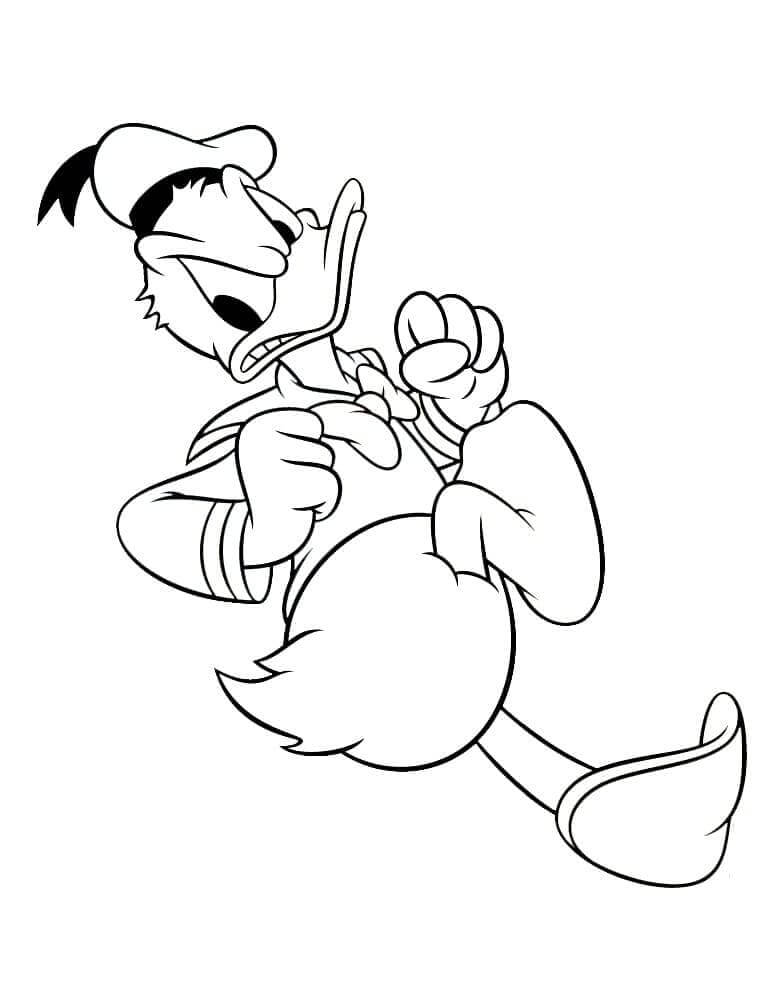 Donald Duck für Kinder ausmalbilder