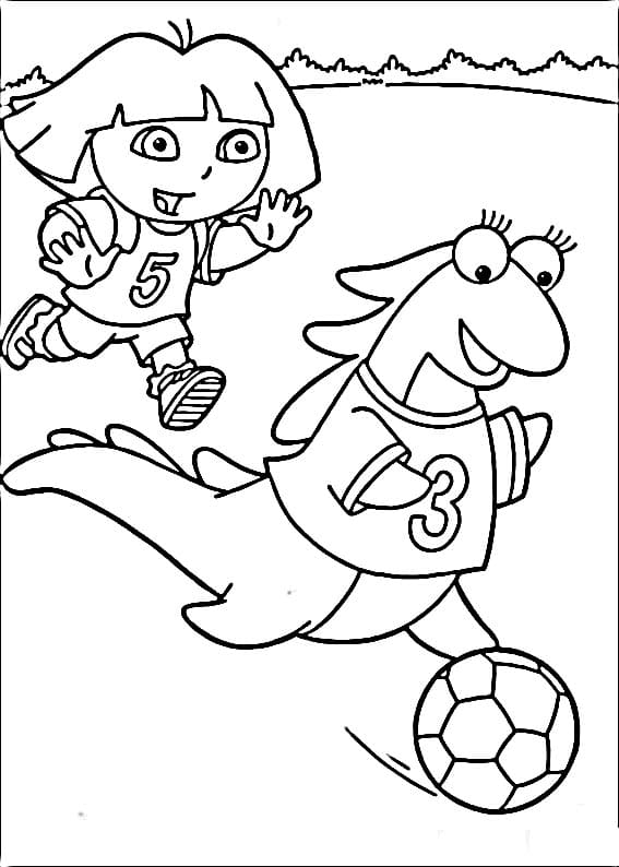 Dora Malvorlage ausmalbilder