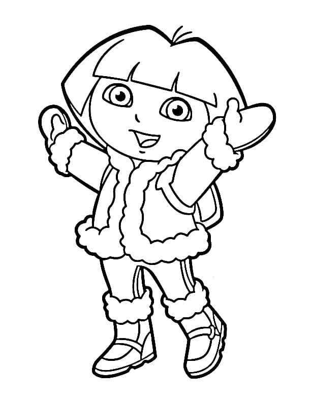 Dora für Kinder ausmalbilder