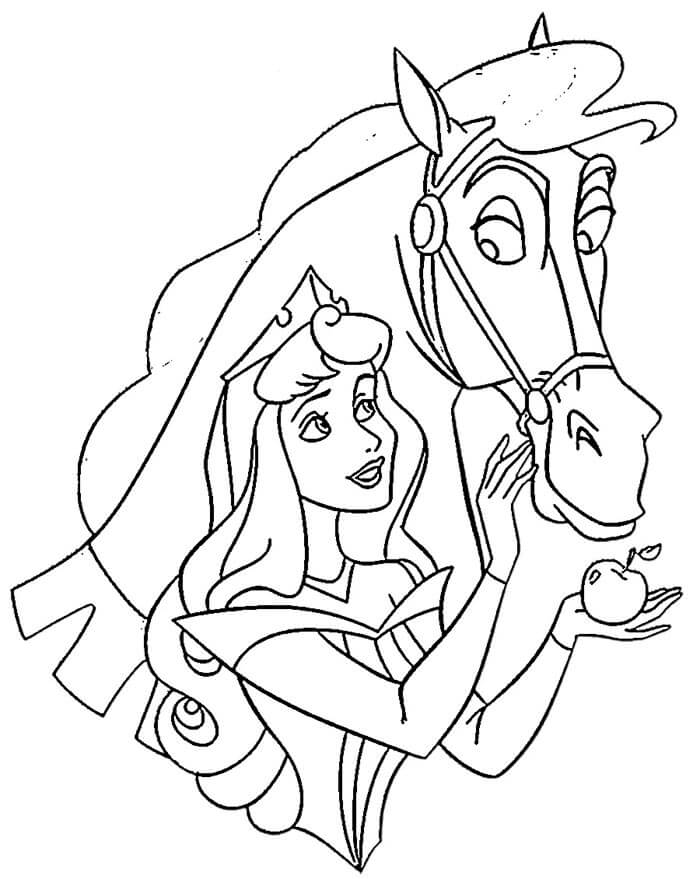 Dornröschen (4) ausmalbilder