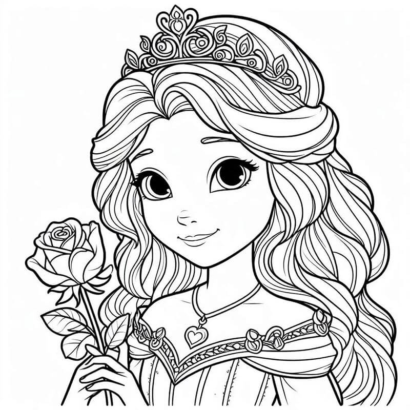 Dornröschen (5) ausmalbilder