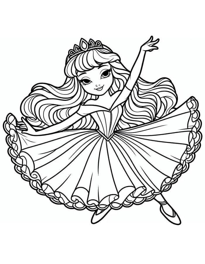 Dornröschen für 2-jährige Kinder ausmalbilder