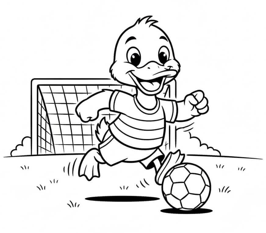 Druck Ente ausmalbilder