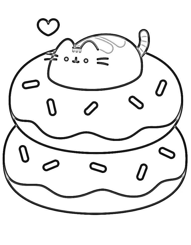 Druckbar Pusheen Für Kinder ausmalbilder