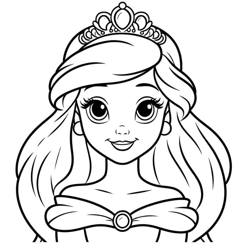 Druckbare Arielle ausmalbilder