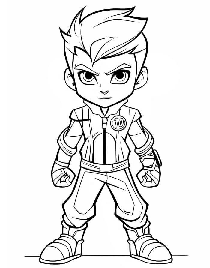 Druckbarer Ben 10 ausmalbilder