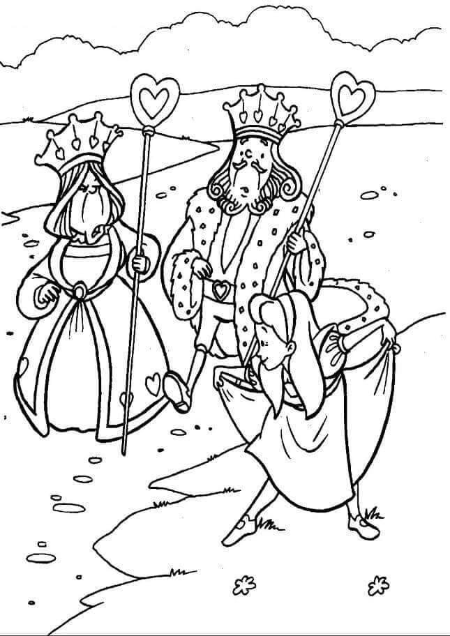 Druckbares Alice im Wunderland für Kinder ausmalbilder