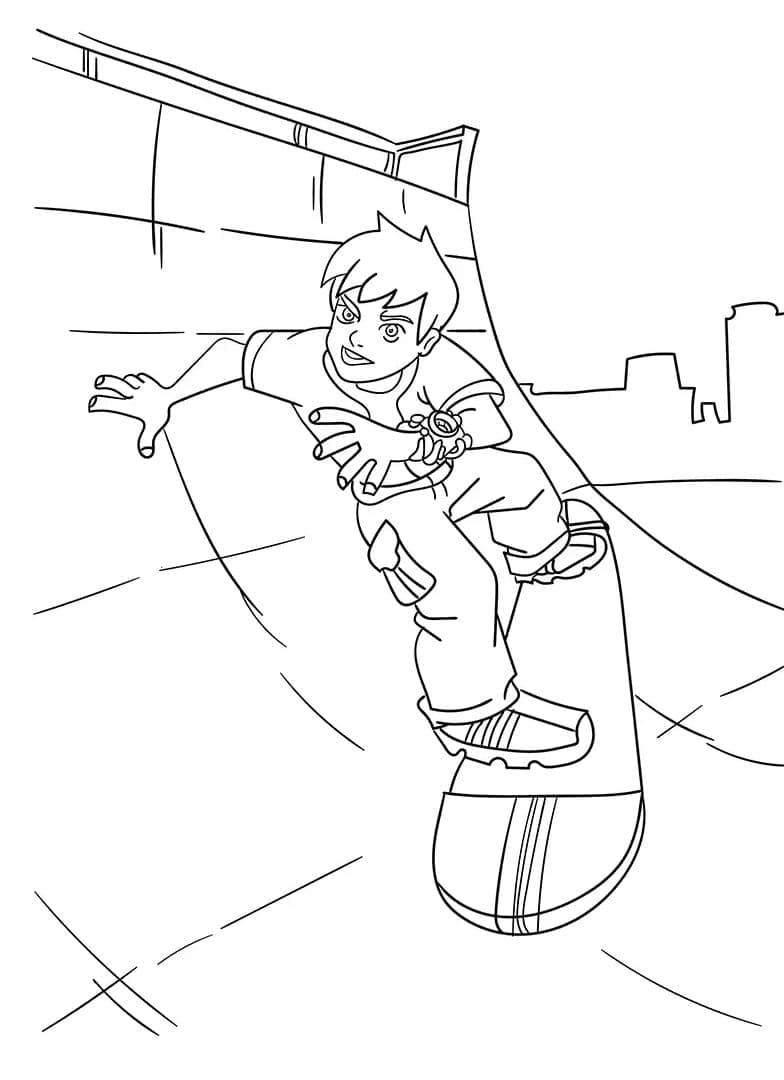 Druckbares Ben 10 Bild ausmalbilder