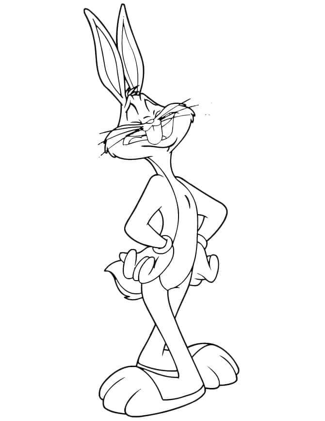 Druckbares Bugs Bunny Bild ausmalbilder