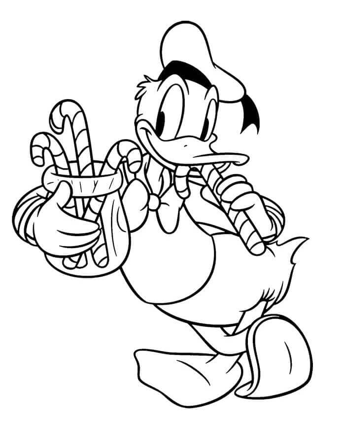 Druckbares Donald Duck Bild ausmalbilder