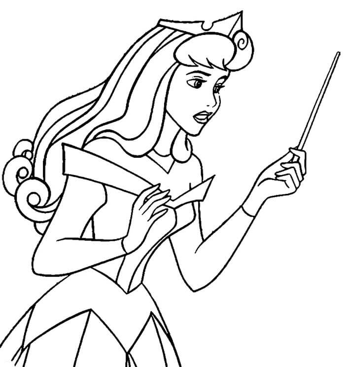 Druckbares Dornröschen Bild ausmalbilder