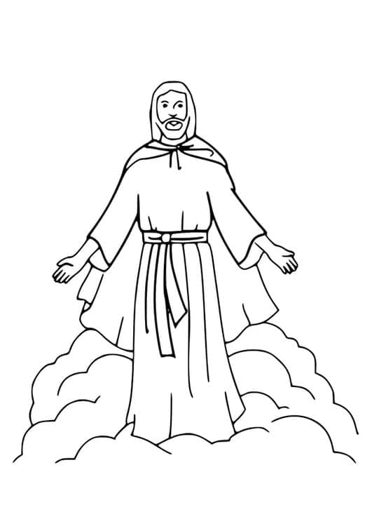 Druckbares Jesus Bild ausmalbilder