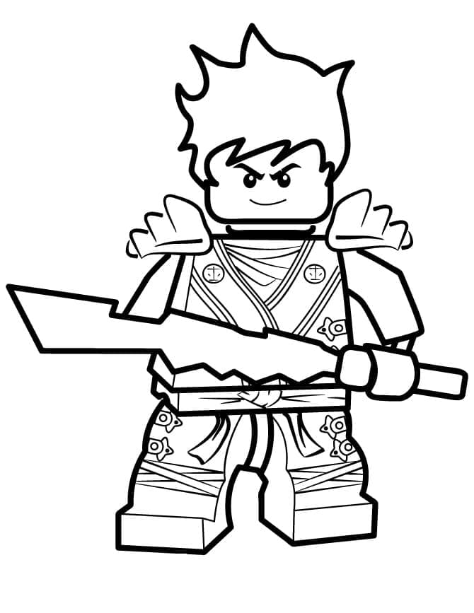 Druckbares Lego Ninjago für Kinder ausmalbilder