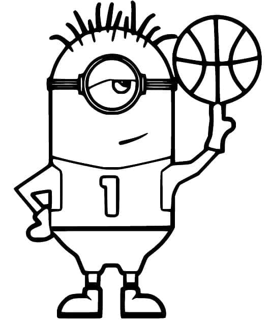 Druckbares Minion Bild ausmalbilder