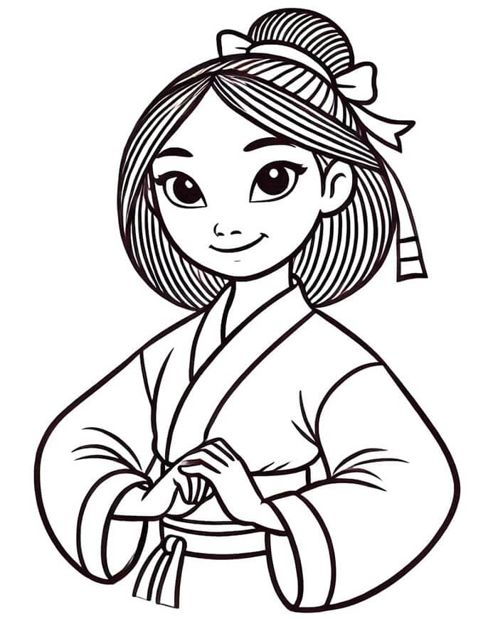 Druckbares Mulan Bild ausmalbilder