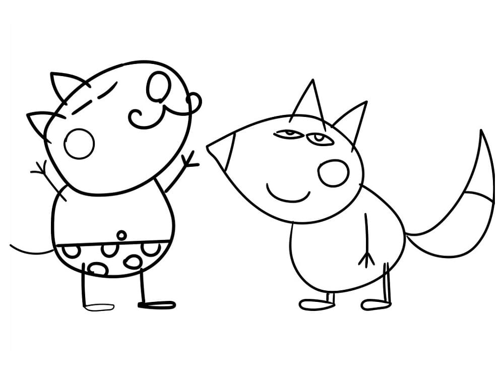 Druckbares Peppa Wutz Bild ausmalbilder