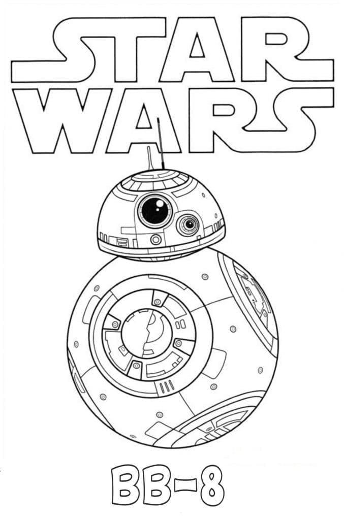 Druckbares Star Wars für Kinder ausmalbilder