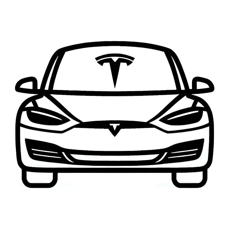 Druckbares Tesla Bild ausmalbilder