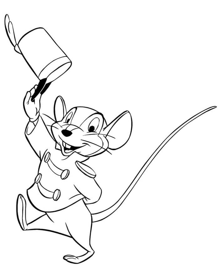 Dumbo Druckvorlage für Kinder ausmalbilder