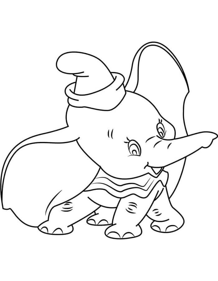 Dumbo für 3-jährige Kinder ausmalbilder