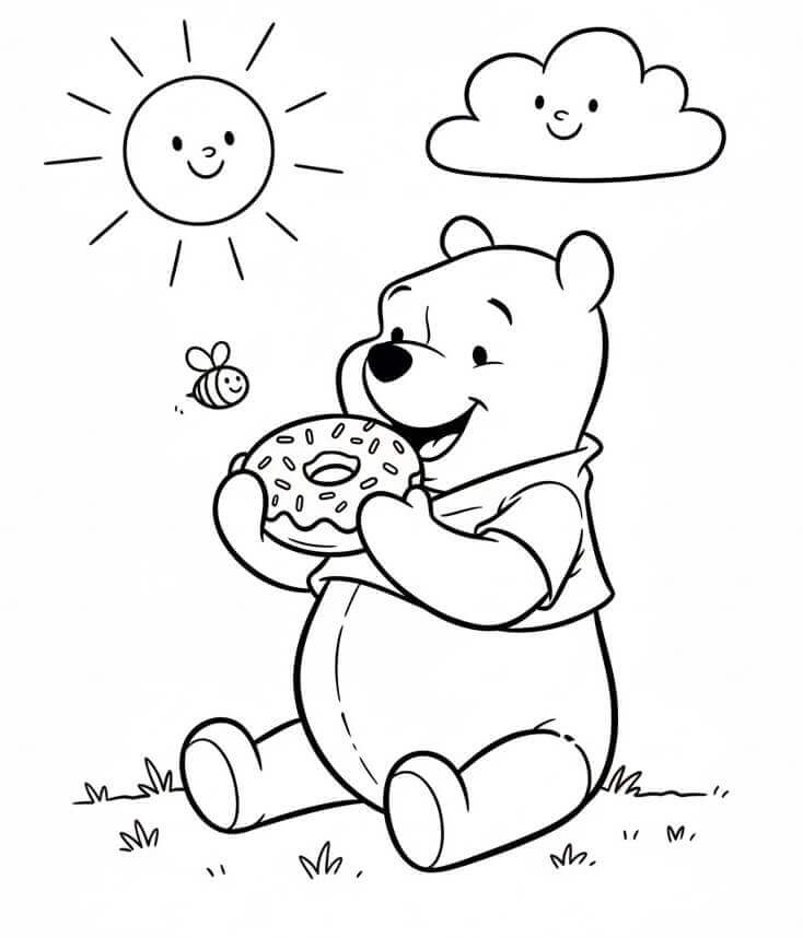 Einfacher Winnie Puuh ausmalbilder