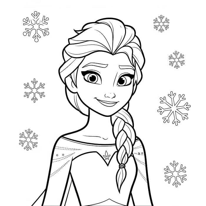 Elsa Bild ausmalbilder