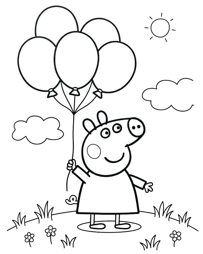 Erstaunliche Peppa Wutz ausmalbilder