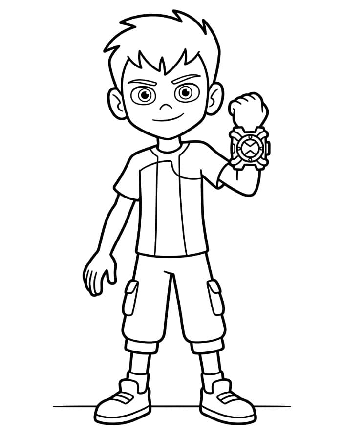 Ben 10 ausmalbilder