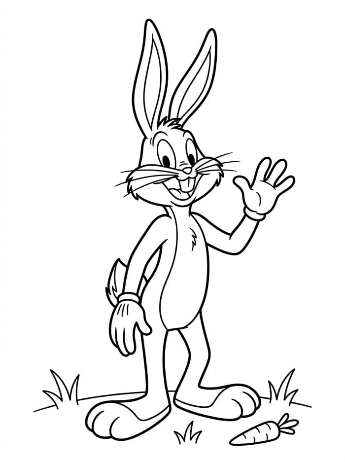 Erstaunlicher Bugs Bunny ausmalbilder