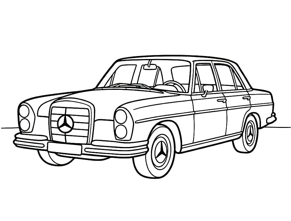 Erstaunlicher Mercedes ausmalbilder