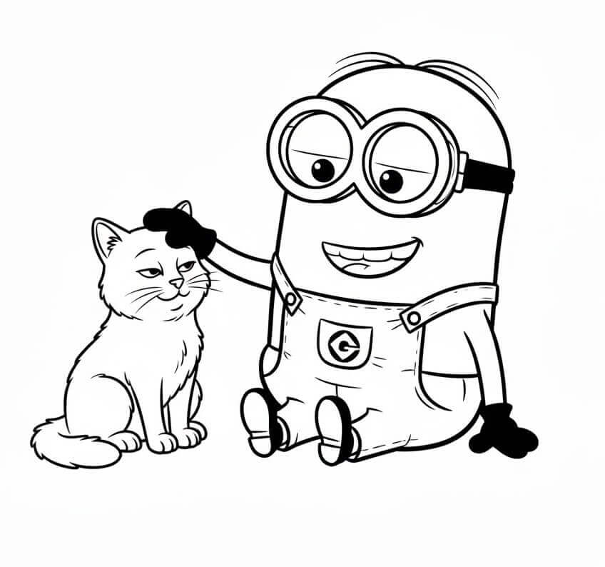 Erstaunlicher Minion ausmalbilder